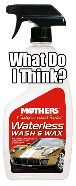 Mothers Waterless Wash and Wax Bottle