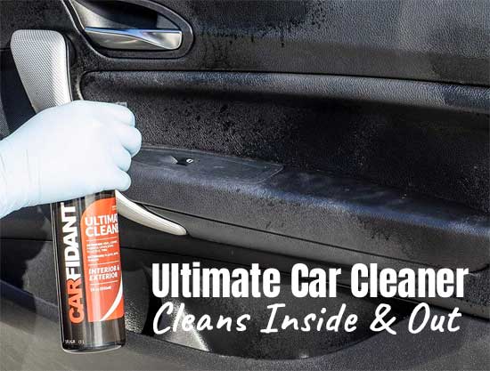 Carfidant Ultimate Car Cleaner Spray Cleans the Interior and Exterior of Your Car