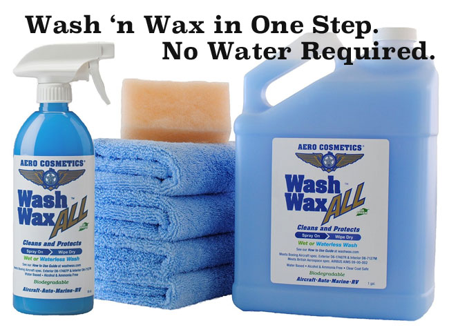 Wash-n-Wax Kit (Easy DIY Spray Wax for Cars) with Towels and Bug/Sap Scrubber
